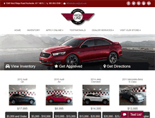 Tablet Screenshot of highlinemotorcar.com